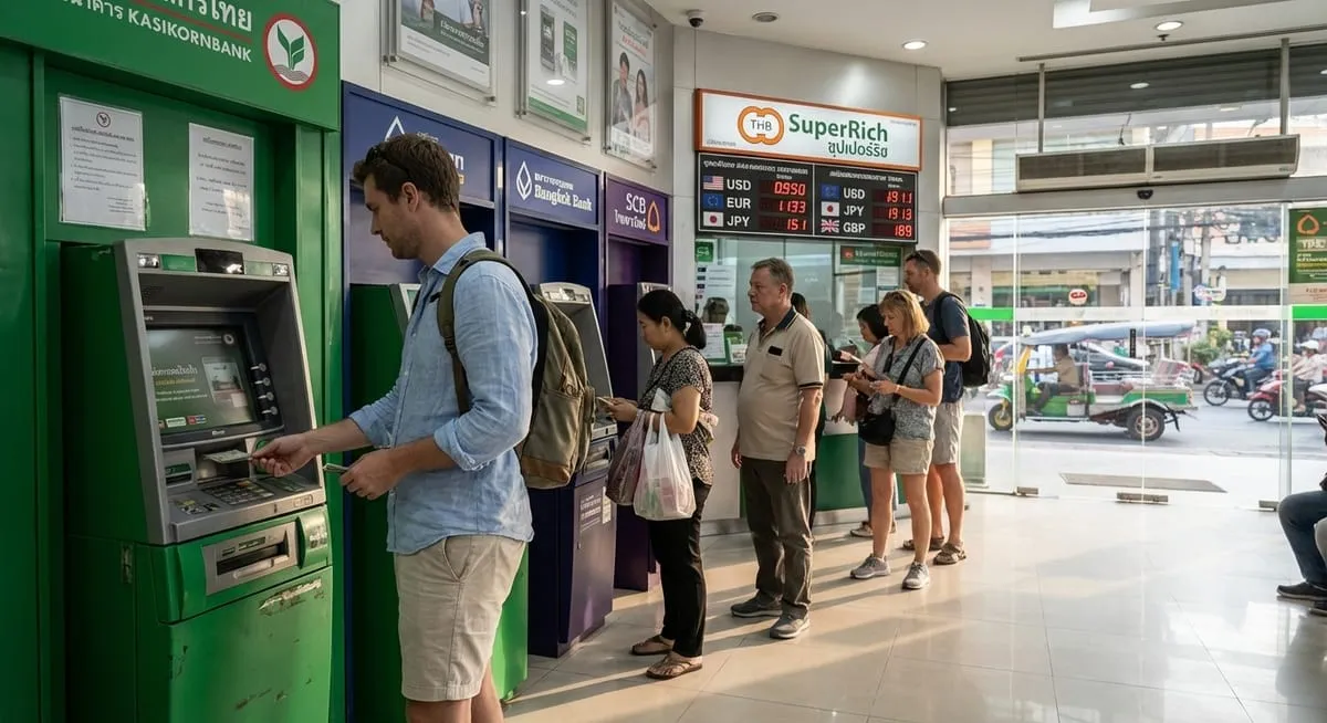 Do Thai ATMs charge fees for foreign cards